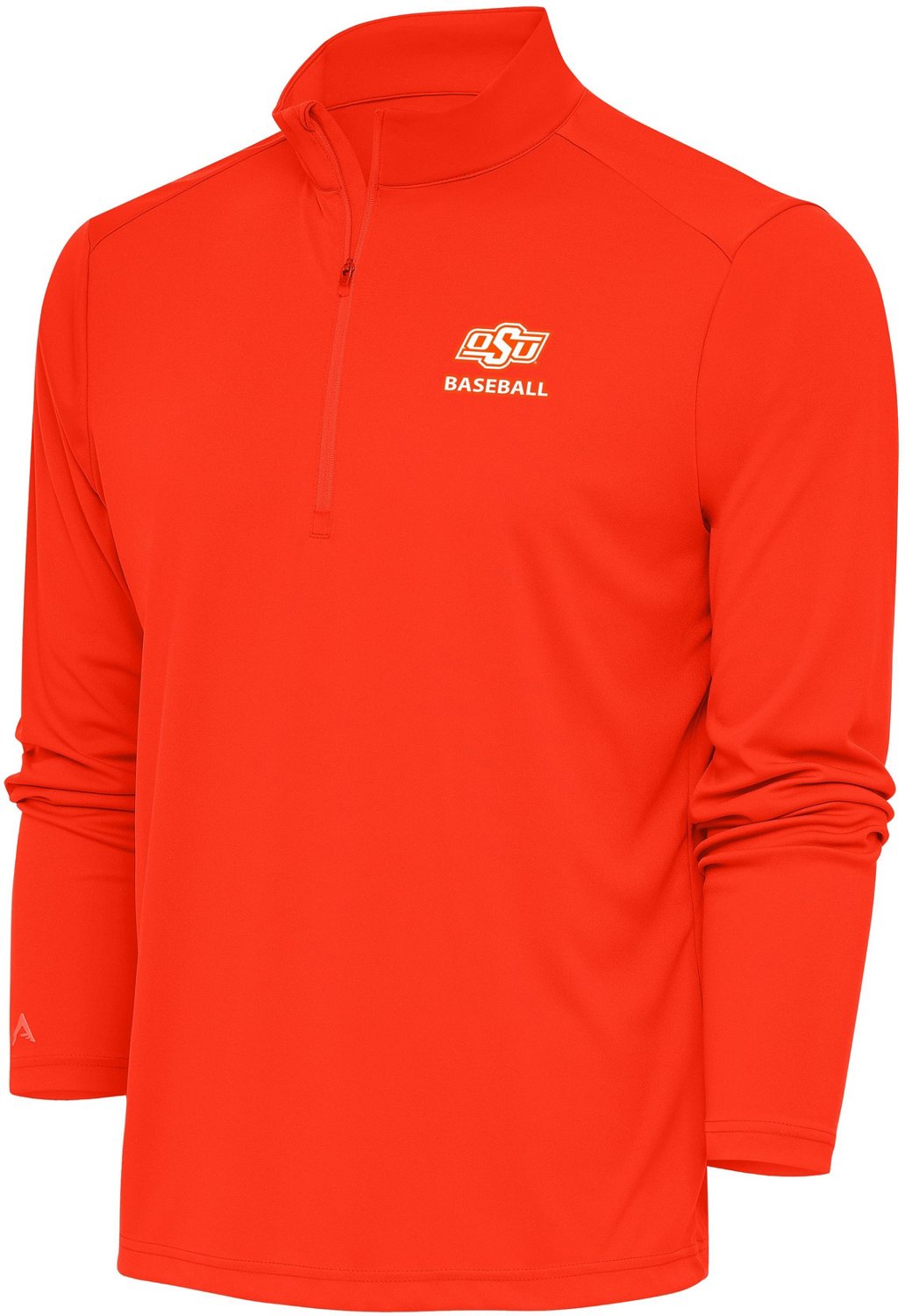 Antigua Men's Oklahoma State University Baseball Tribute 1/4 Zip Pullover