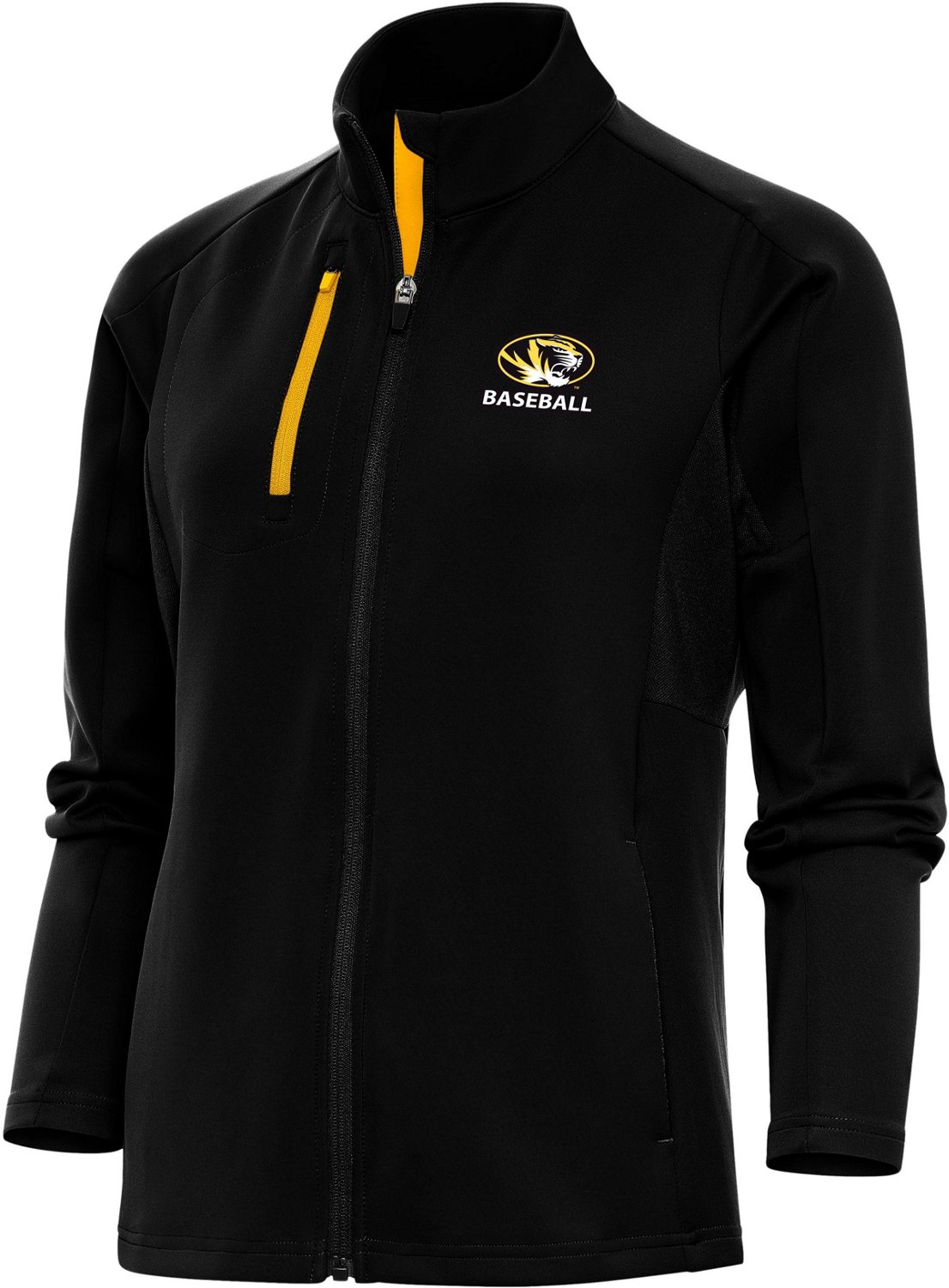 Antigua Women's University of Missouri Baseball Generation Full Zip Pullover