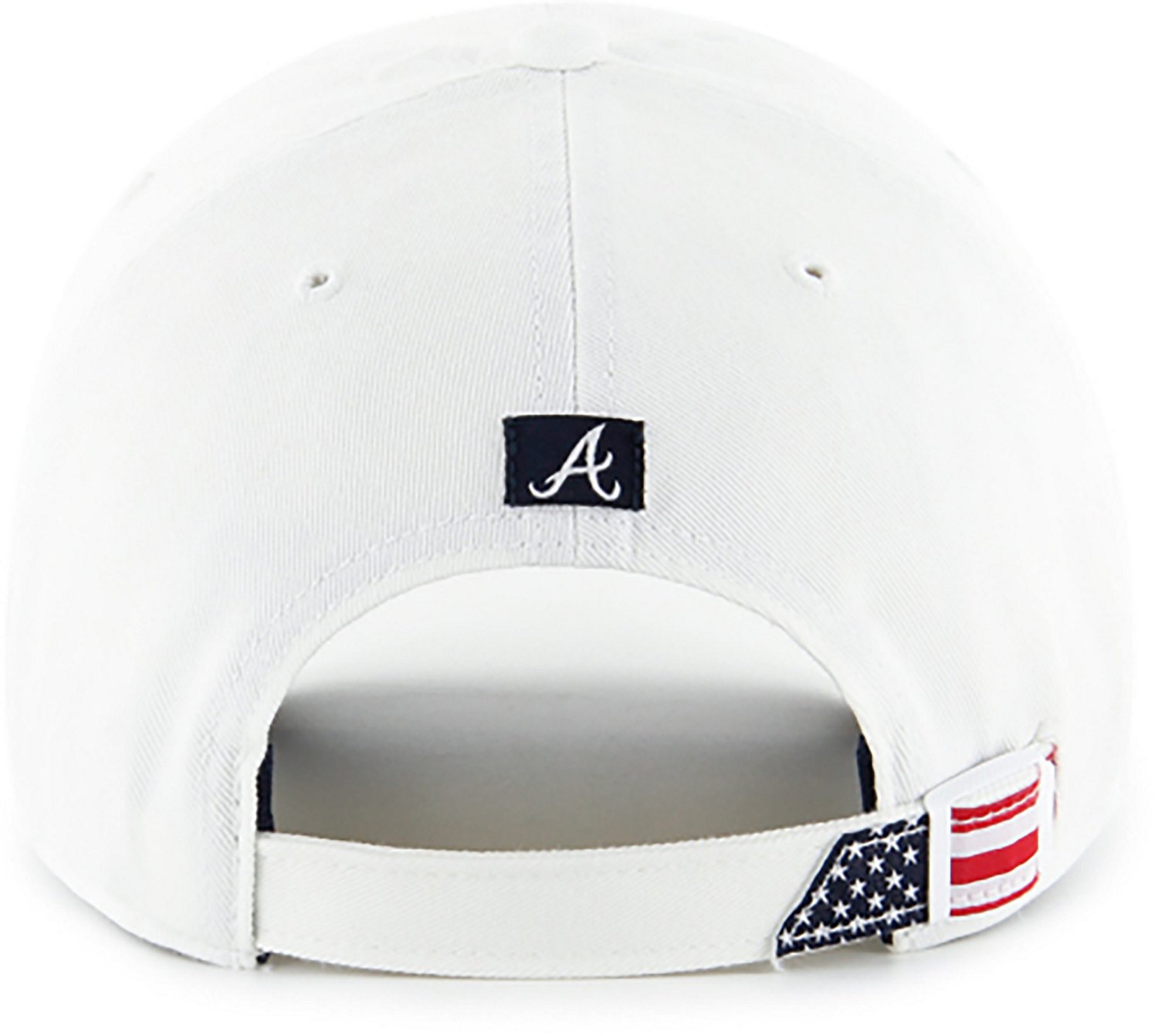 47 Atlanta Braves Basic Clean Up Cap Red - MLB Caps at Academy Sports