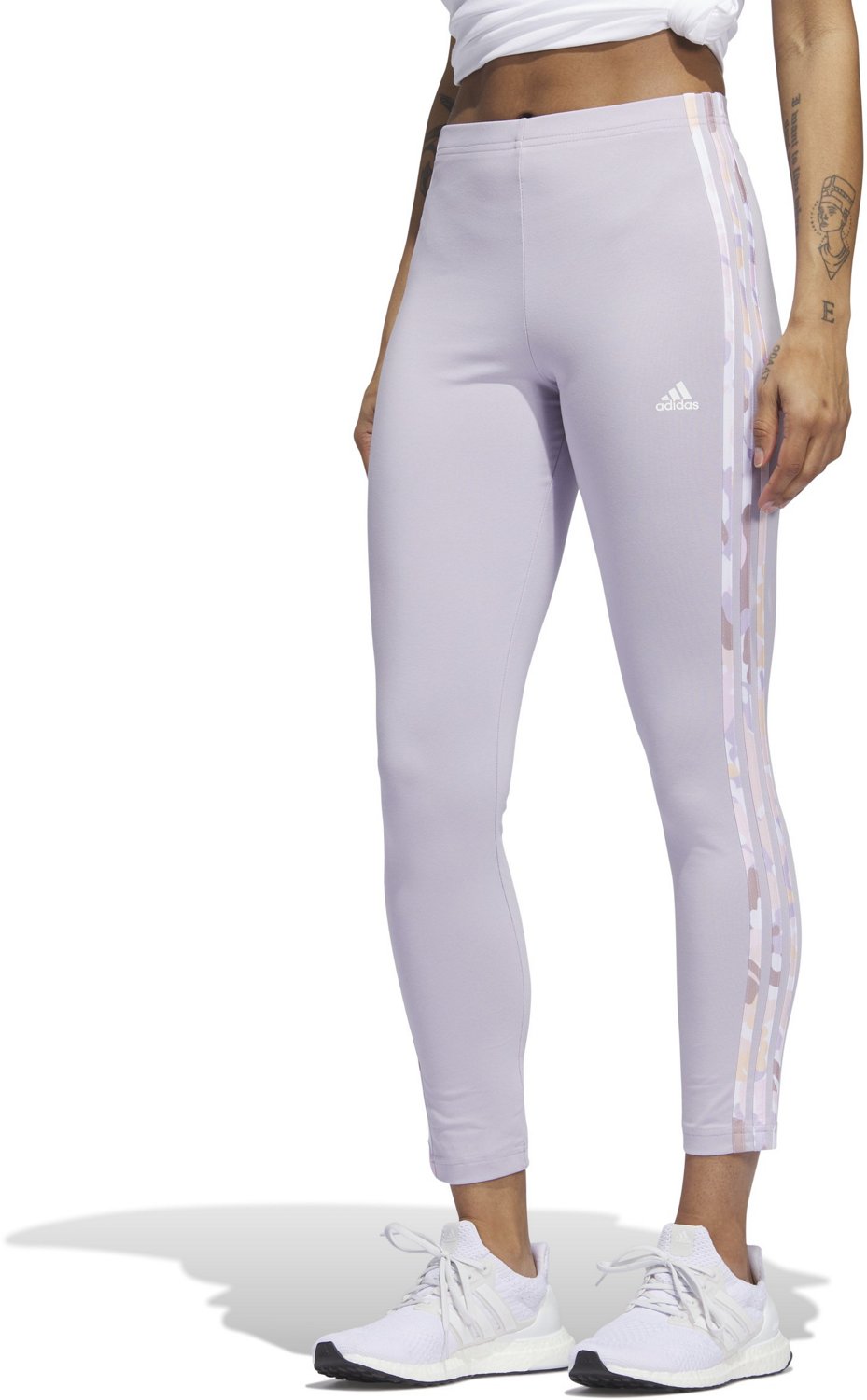 adidas Women's 3-Stripes High-Waisted Leggings