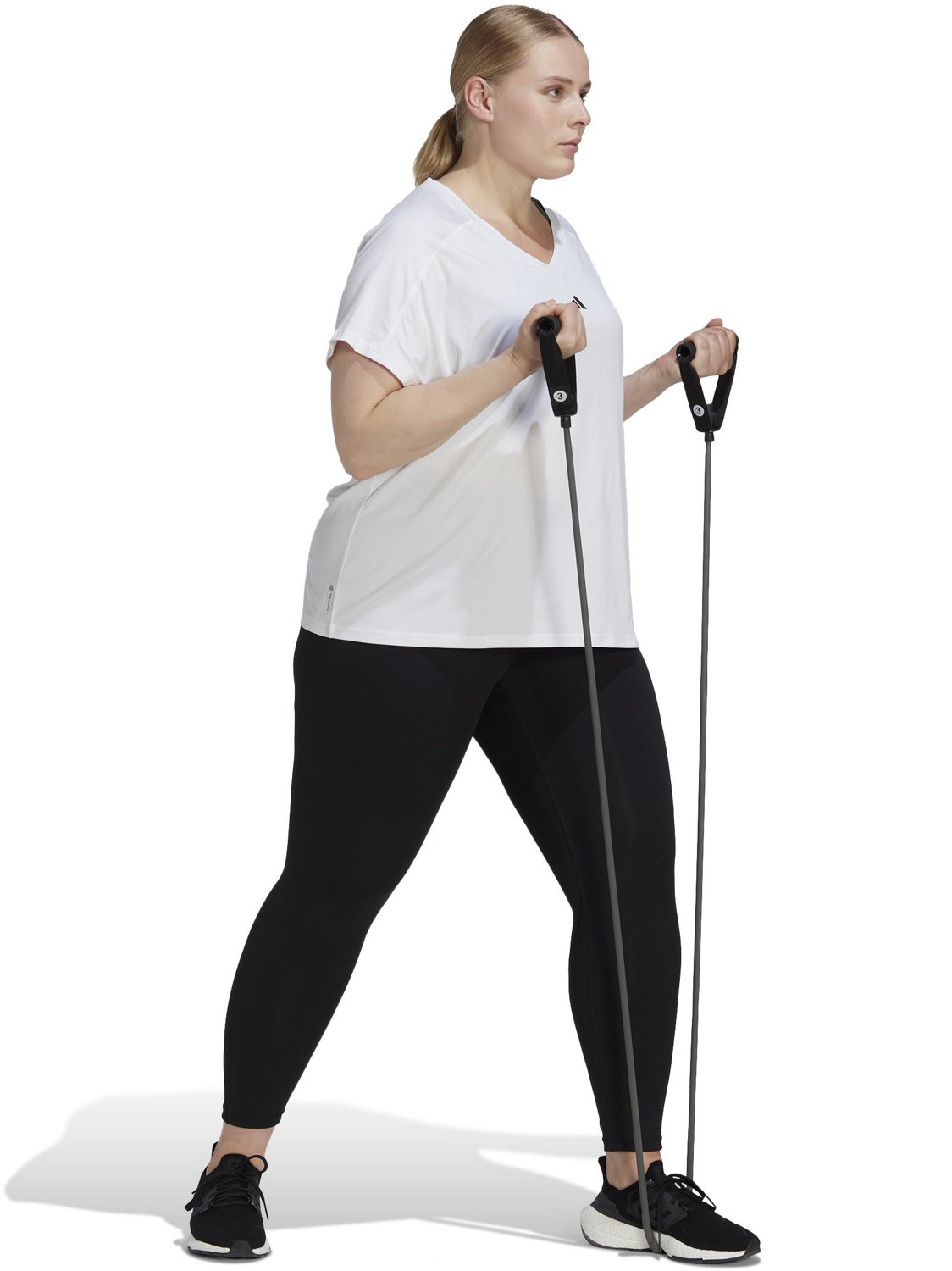 adidas Women's Train Essentials Minimal Branding Plus Size T-shirt - view number 3