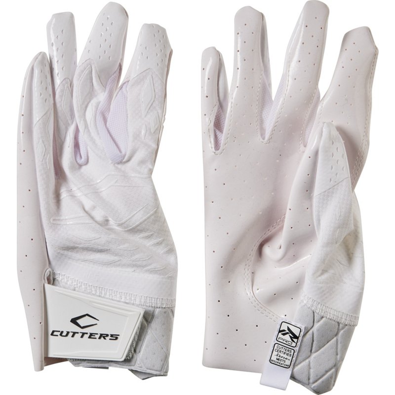 Cutters Adults' Rev Pro 5.0 Receiver Gloves White, Medium - Football Equipment at Academy Sports