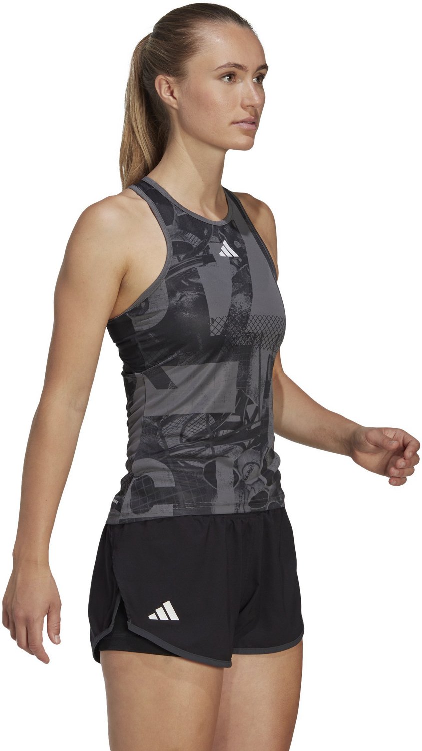 adidas Women's Club Tennis Graphic Tank Top - view number 3