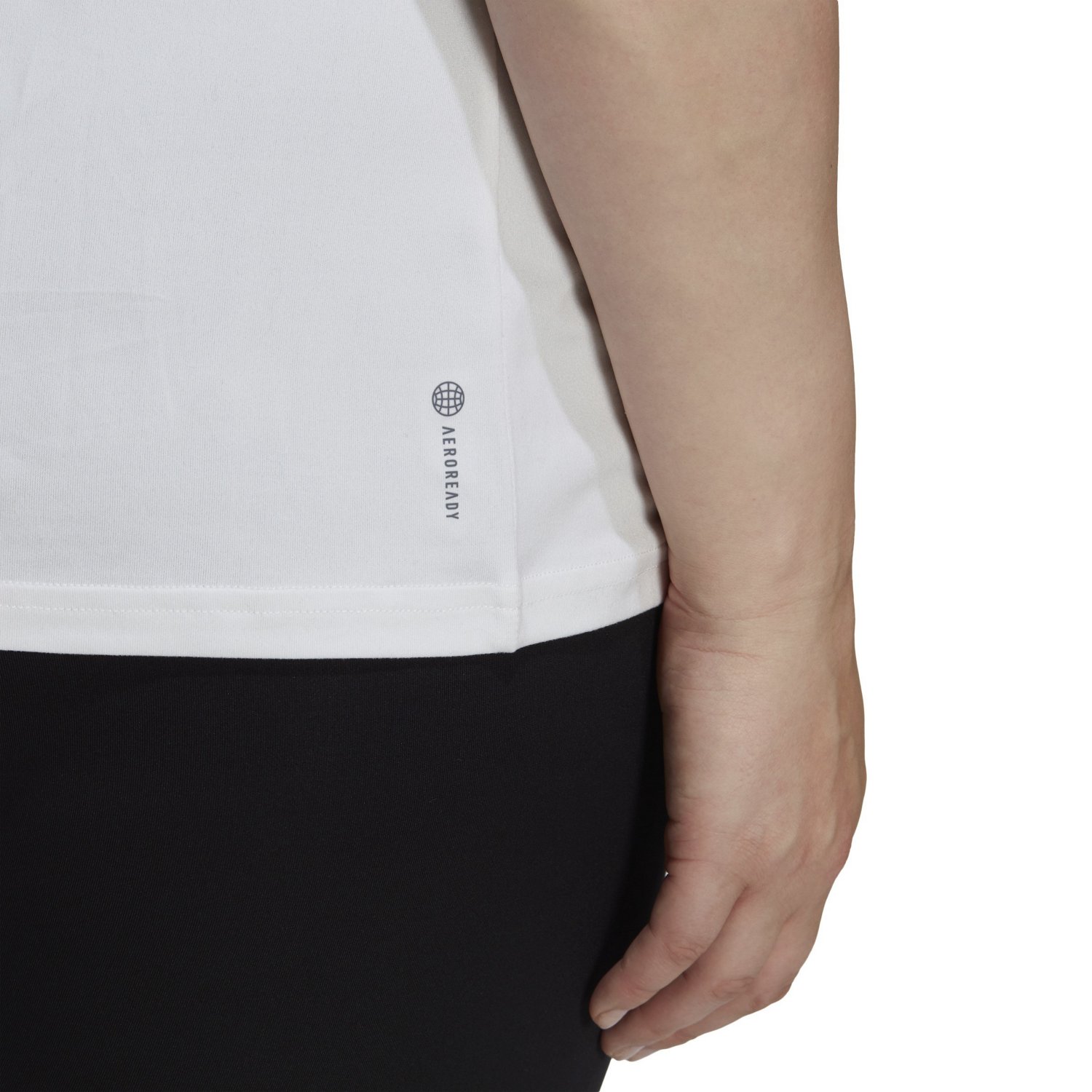 adidas Women's Train Essentials Minimal Branding Plus Size T-shirt - view number 5