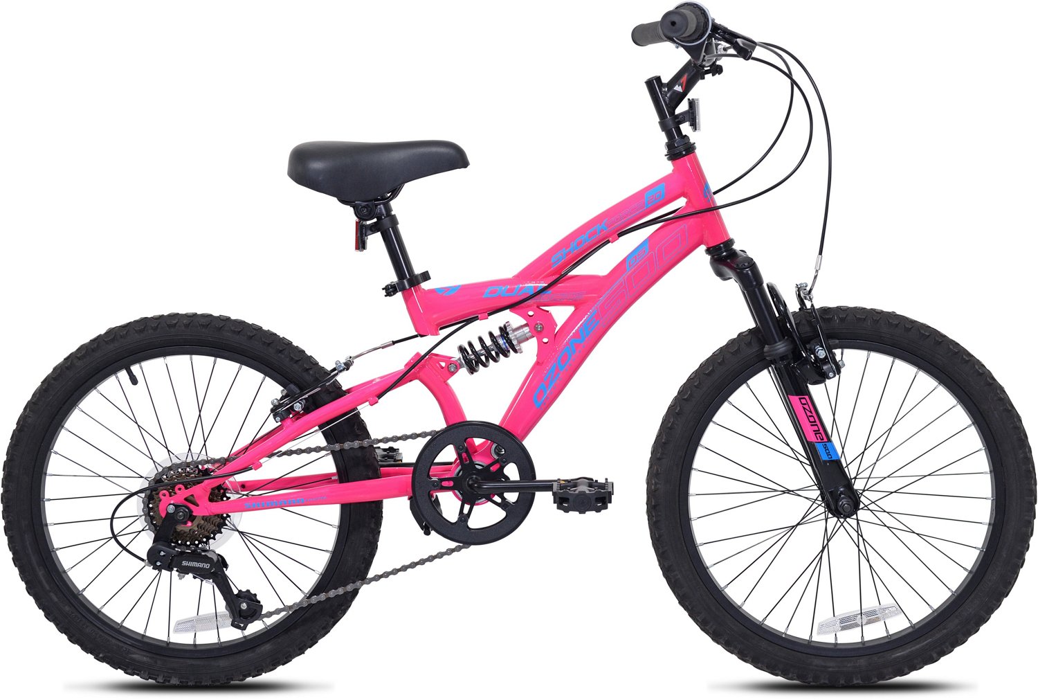 Ozone 500 Girls' Shock Force 20 in Full Suspension Mountain Bike                                                                 - view number 2