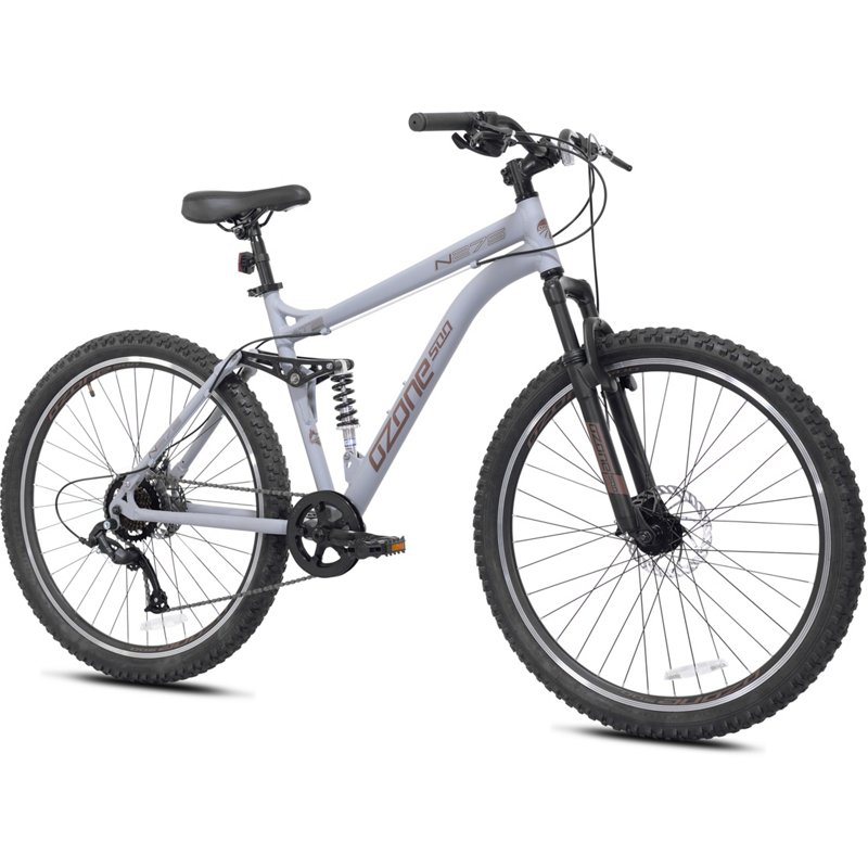 Ozone 500 Men's N275 27.5 in Mountain Bike Grey/Dark Orange - Men's Bikes at Academy Sports