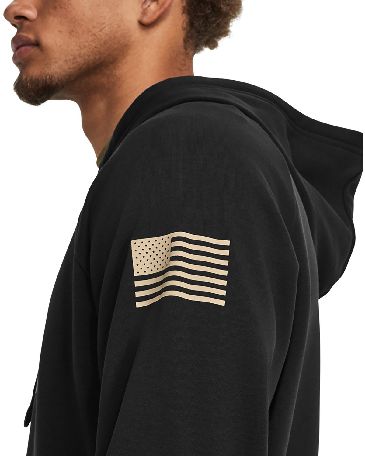 Under Armour Men's Freedom Big Flag Logo Fleece Hoodie - view number 3
