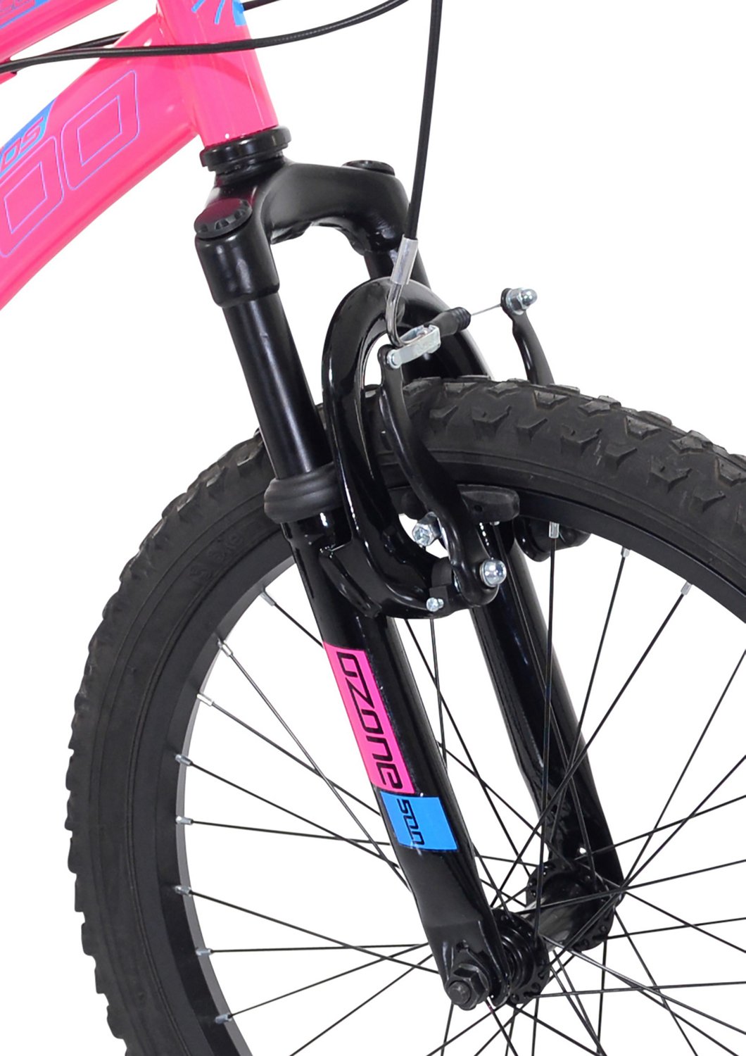 Ozone 500 Girls Shock Force 20 in Full Suspension Mountain Bike