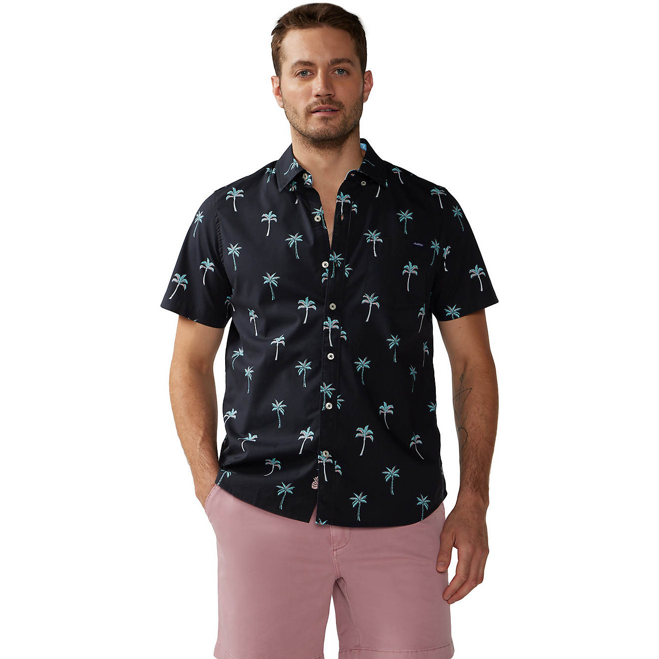 Chubbies Men's The Midnight Palm Friday Button Down Shirt | Academy