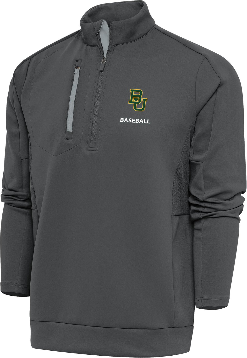Antigua Men's Baylor University Baseball Generation 1/4-Zip Long Sleeve Shirt