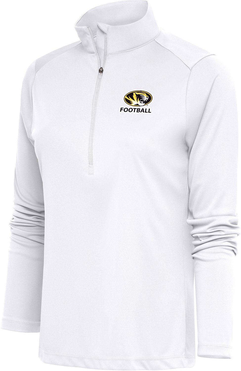Antigua Women's University of Missouri Football Tribute 1/2 Zip Pullover