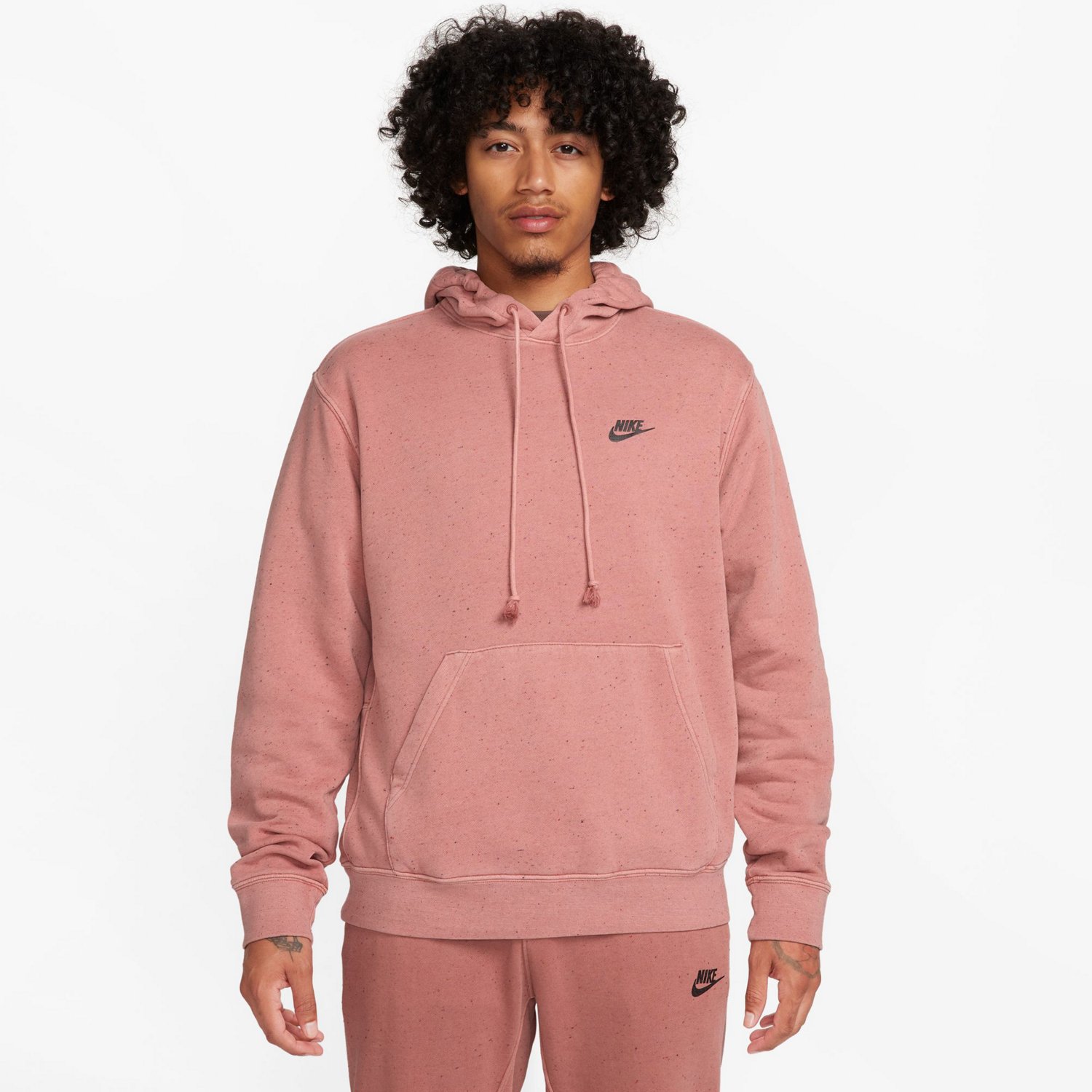 Salmon color nike hoodie hot sale