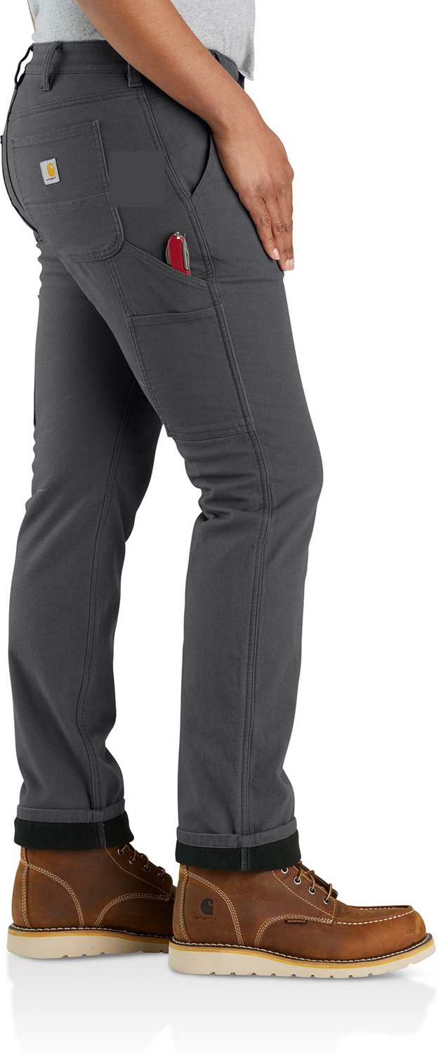 Fleece lined store work pants womens