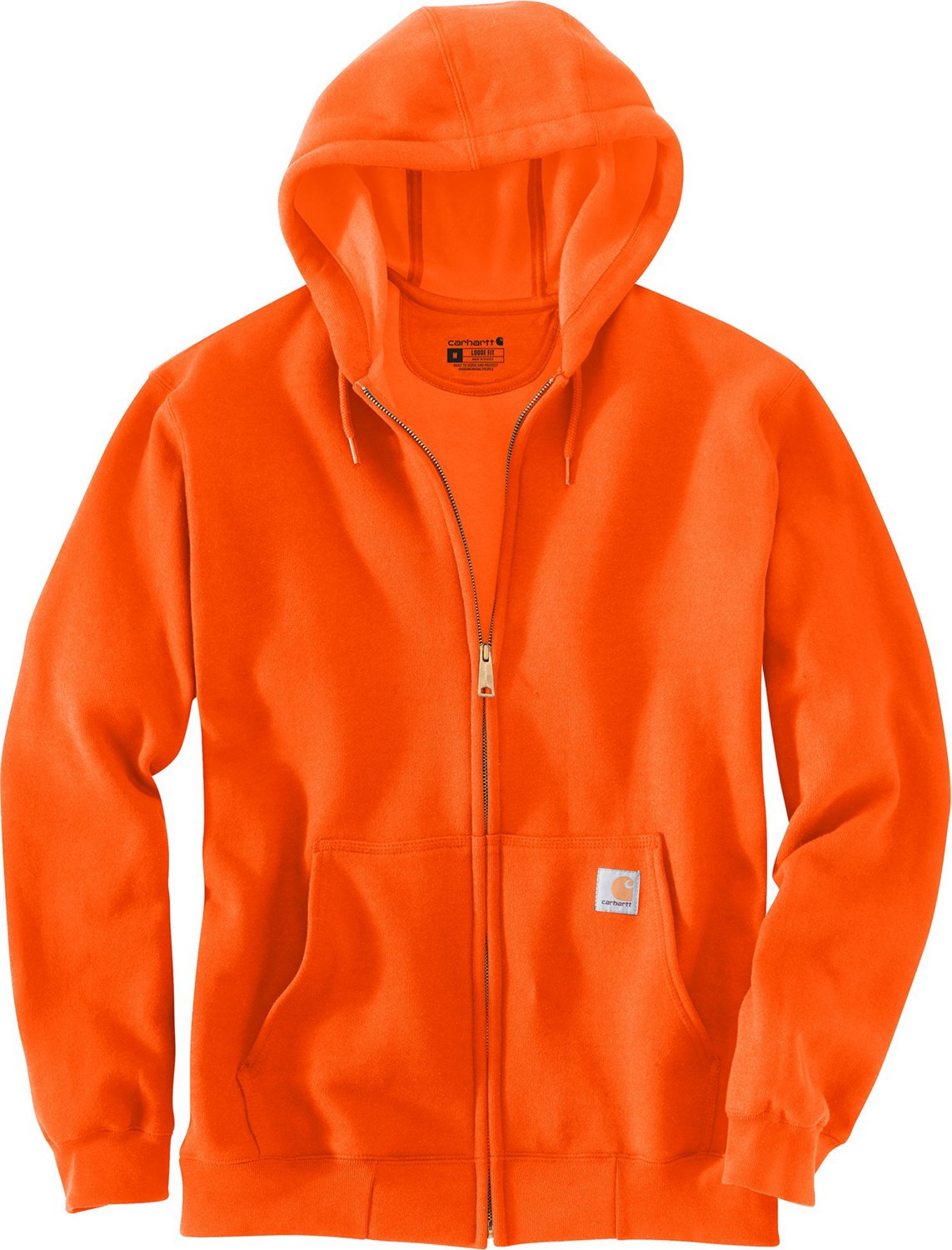 Carhartt Men's Midweight Hooded Zip Front Sweatshirt | Academy