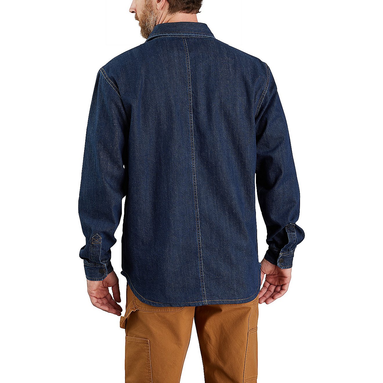 Carhartt Men's Denim Fleece Lined Shirt Jacket | Academy