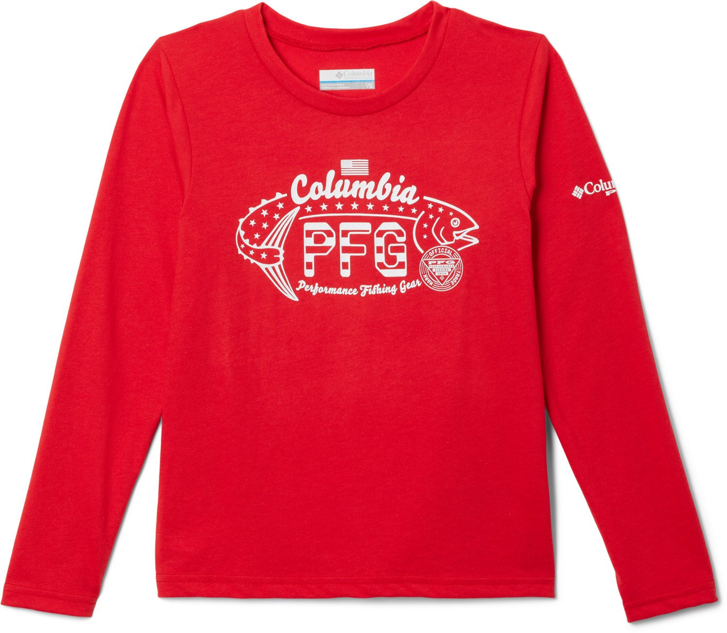 Columbia Sportswear Kids' PFG Football Long Sleeve Shirt