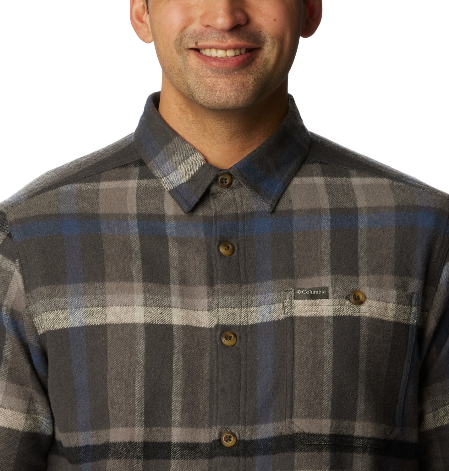 Columbia Pitchstone Heavyweight Long-Sleeve Flannel Shirt for Men