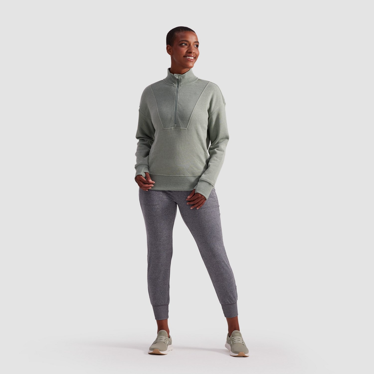 Freely Women's Iris 1/2-Zip Pullover Sweatshirt - view number 2