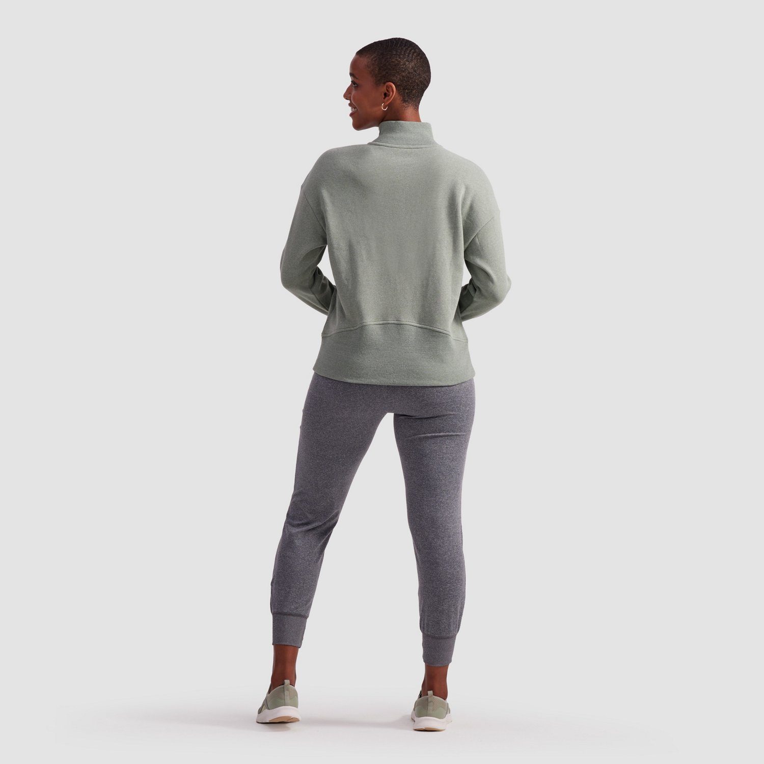 Freely Women's Iris 1/2-Zip Pullover Sweatshirt - view number 3