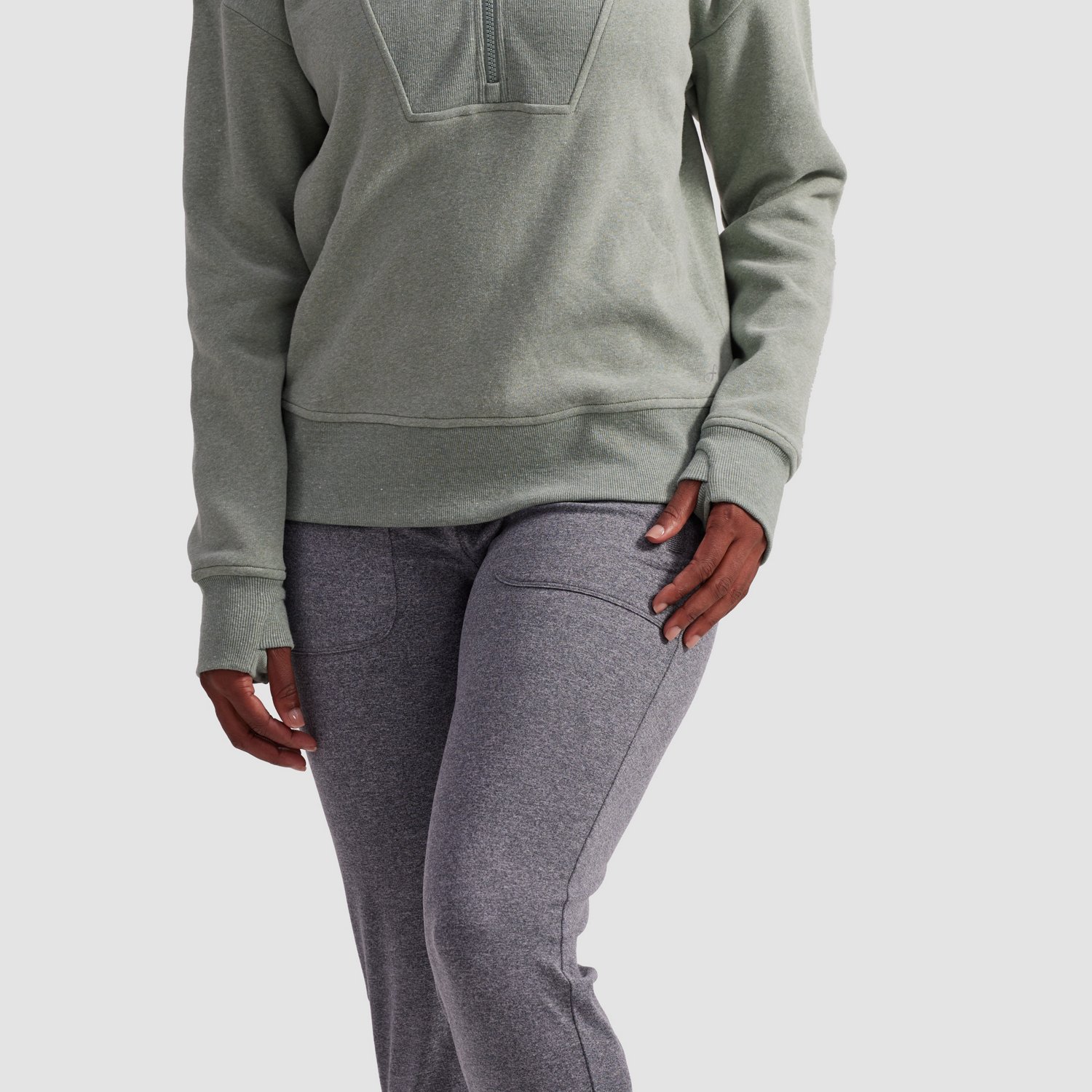Freely Women's Iris 1/2-Zip Pullover Sweatshirt - view number 5