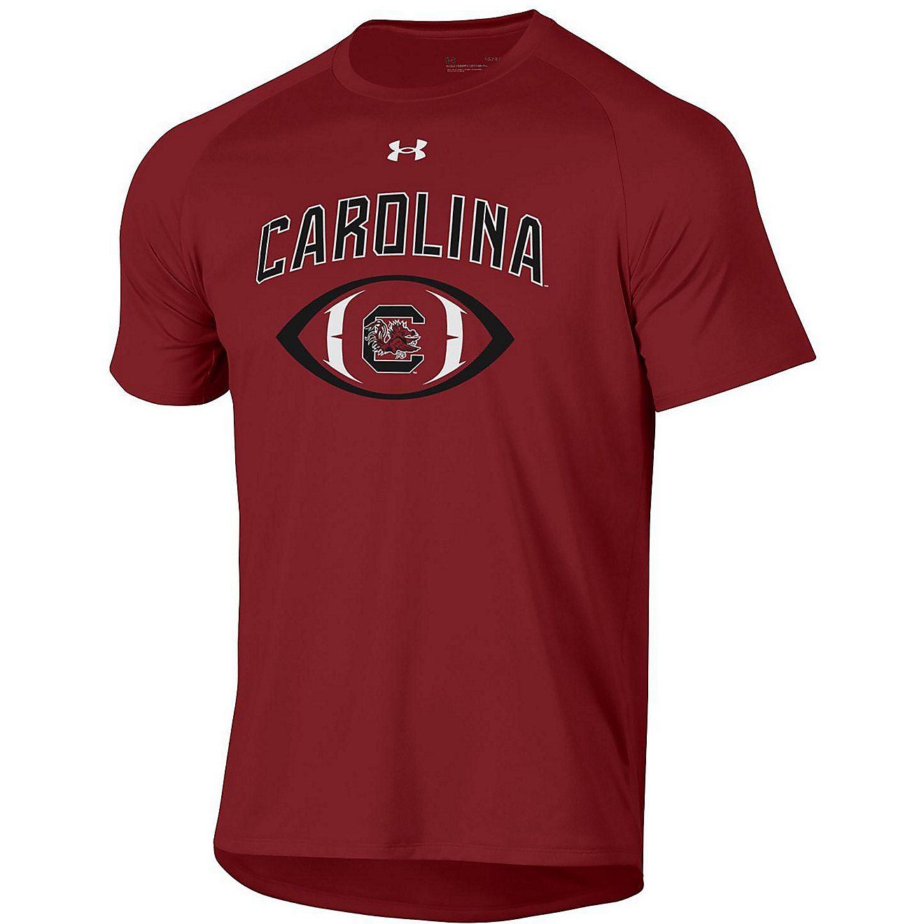 Under Armour Men's University of South Carolina Sideline Football Tech 2.0 T-shirt                                               - view number 1