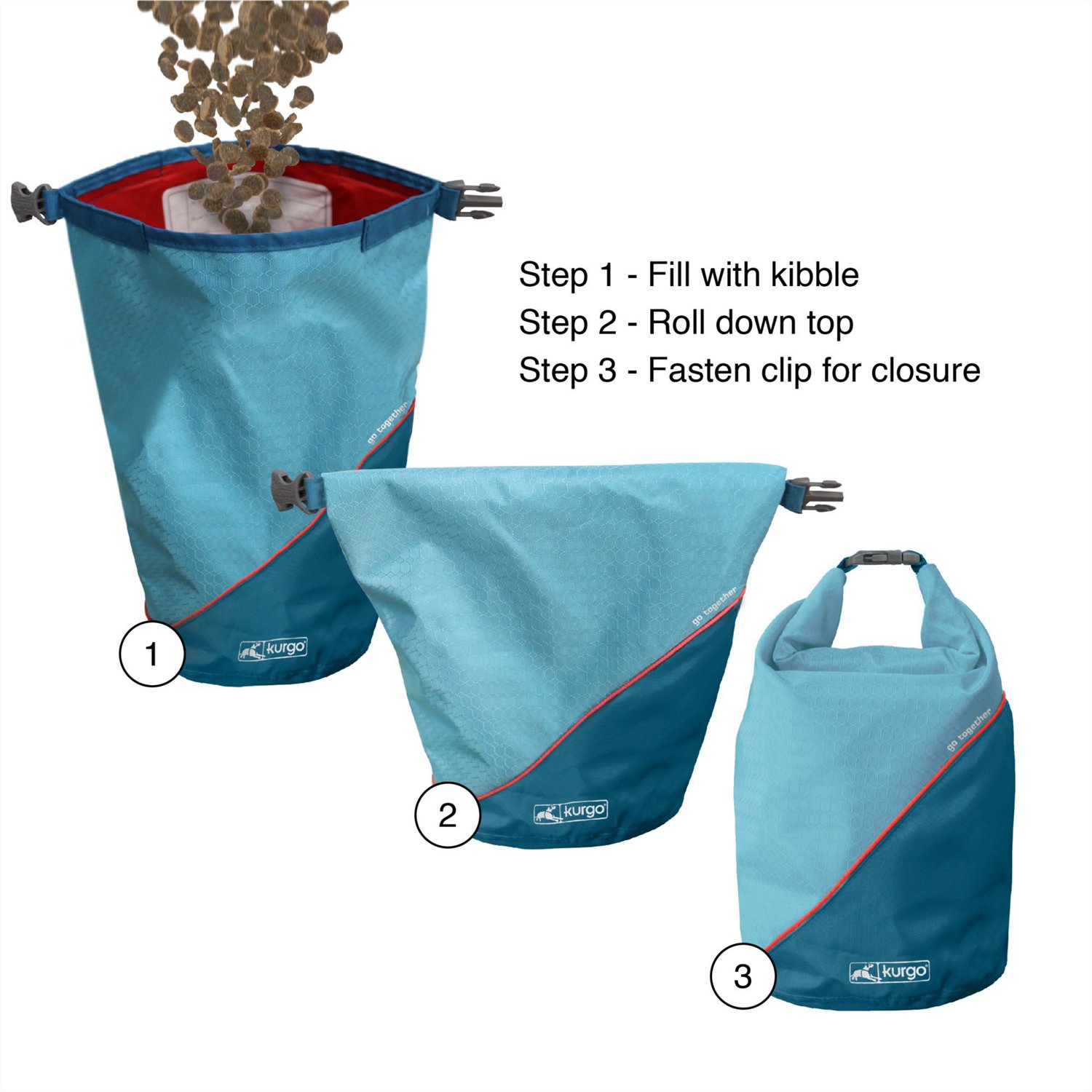 Kurgo Kibble Carrier Dog Food Travel Bag                                                                                         - view number 3