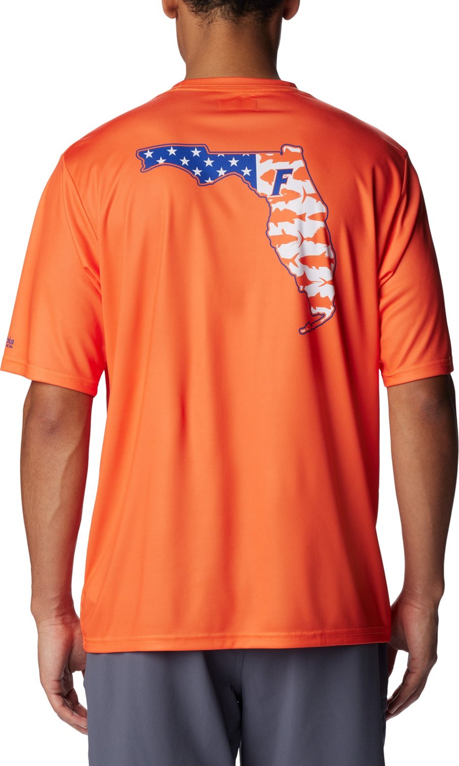 Columbia Sportswear Men's University of Florida Flag Terminal Tackle T-shirt - view number 2