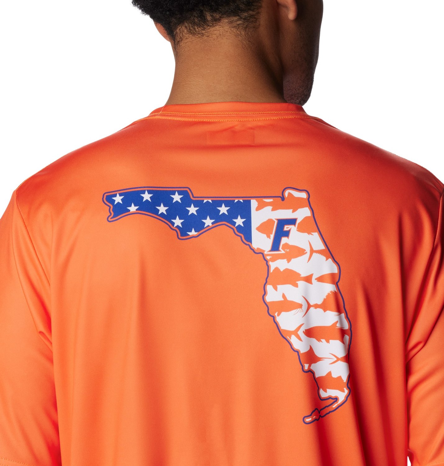 Columbia Sportswear Men's University of Florida Flag Terminal Tackle T-shirt - view number 4