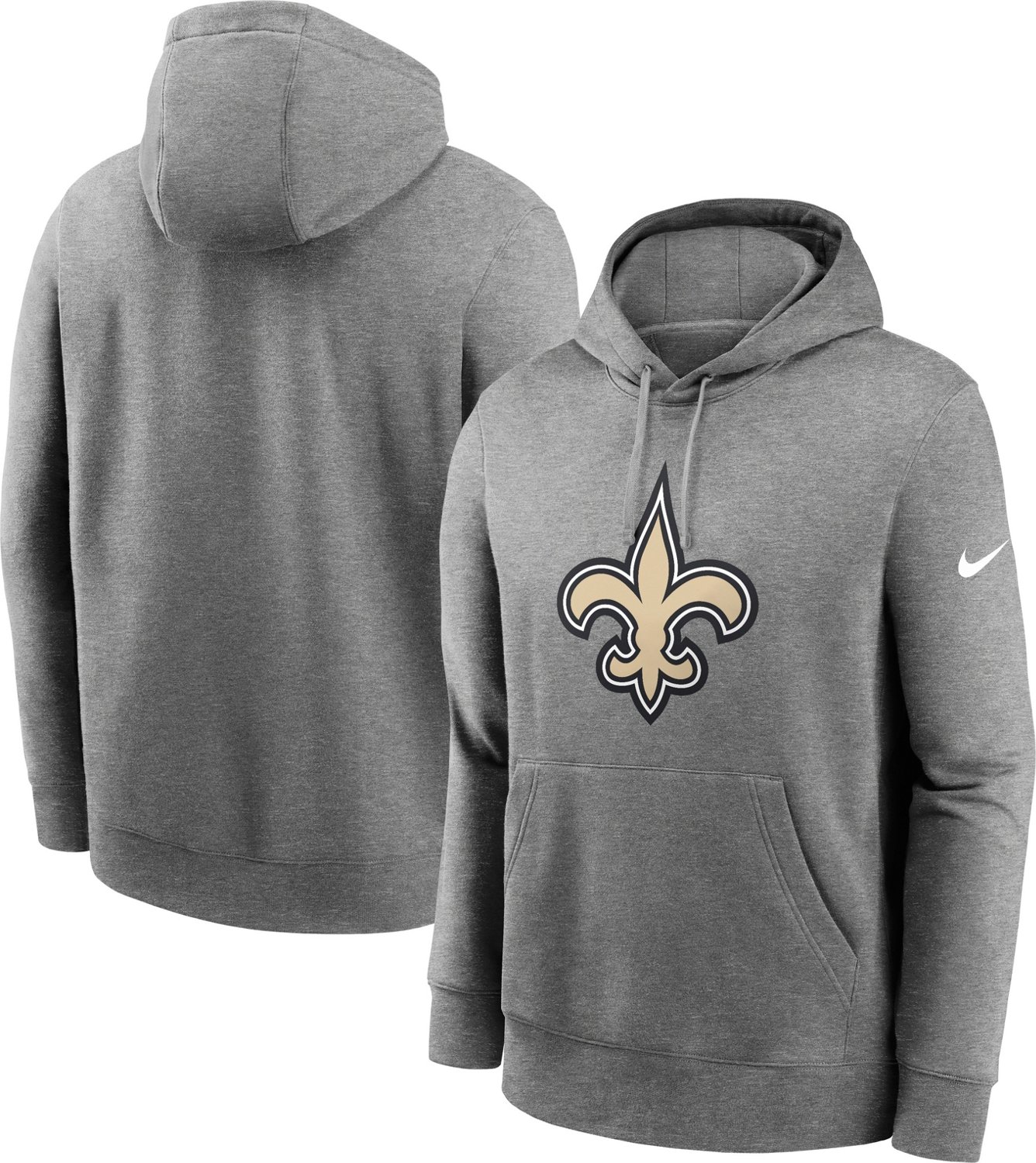 Nike Men's New Orleans Saints Tall Rewind Club Hoodie | Academy