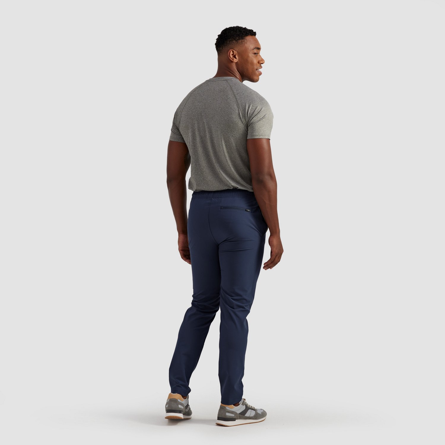 Tapered Leg Pant (Navy)