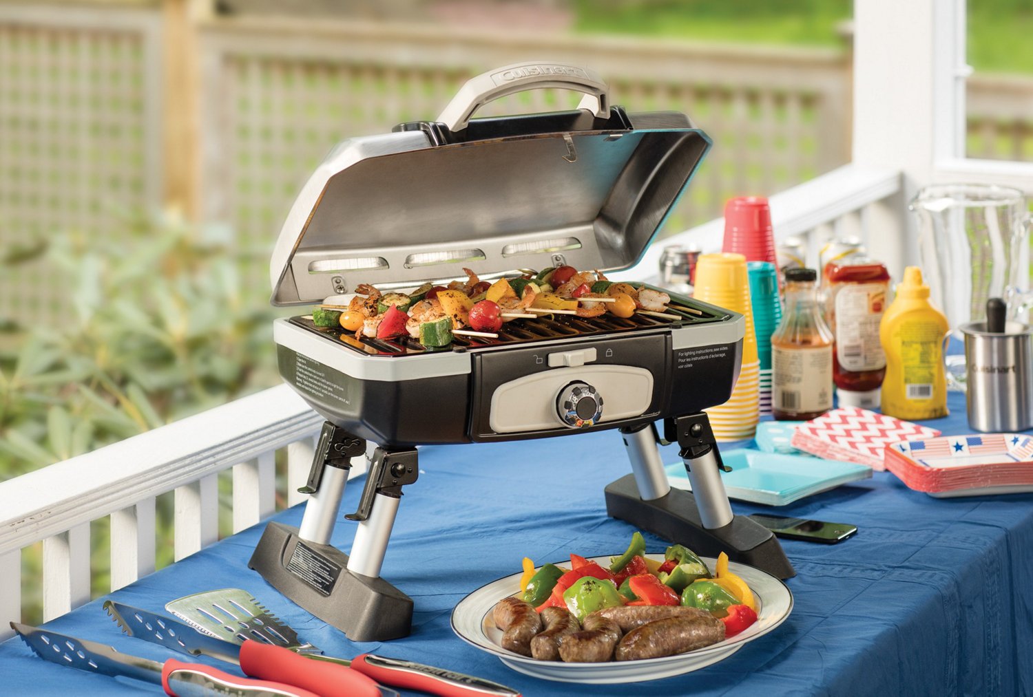 Cuisinart Portable Tabletop Gas Grill Academy