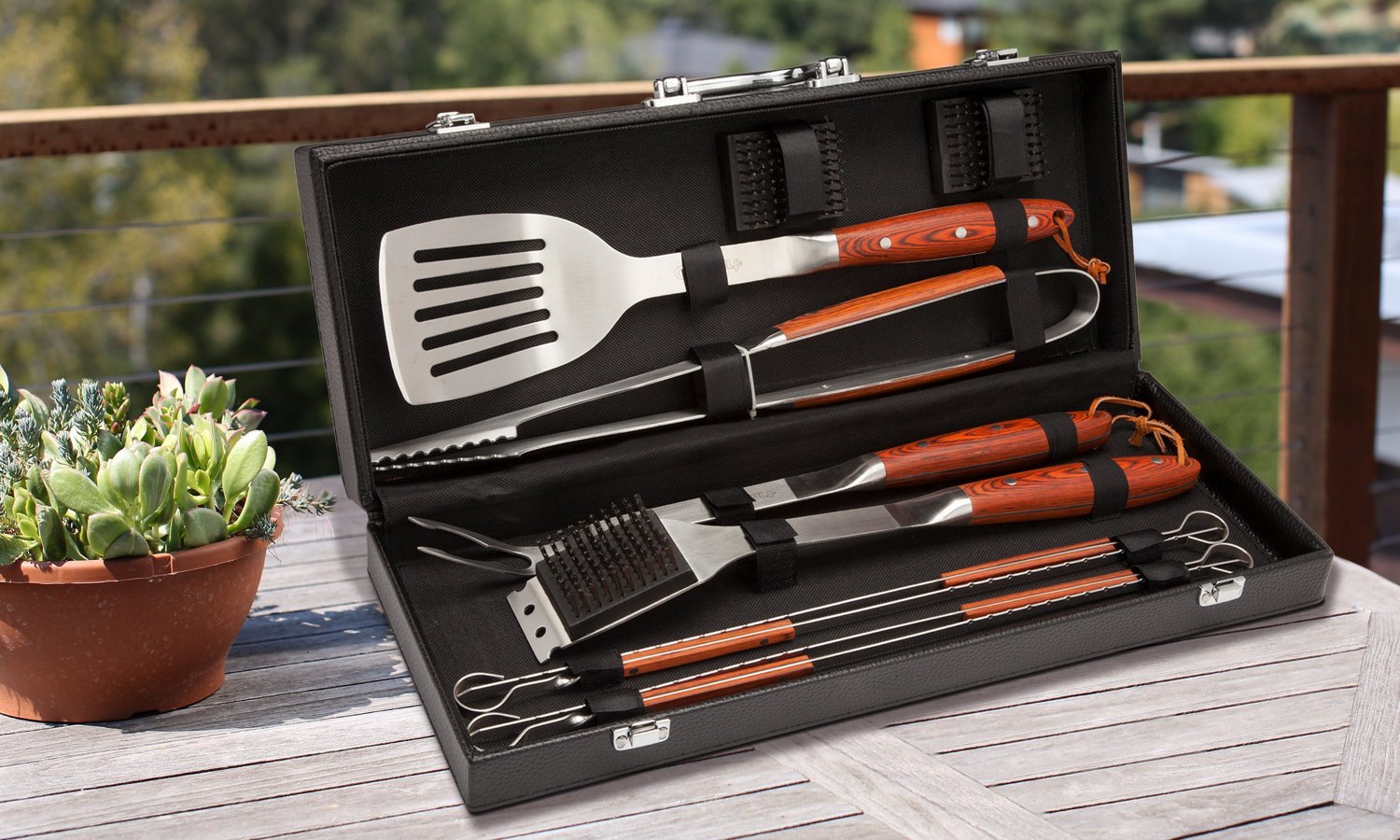 Cuisinart 10Piece Grilling Tool Set Free Shipping at Academy
