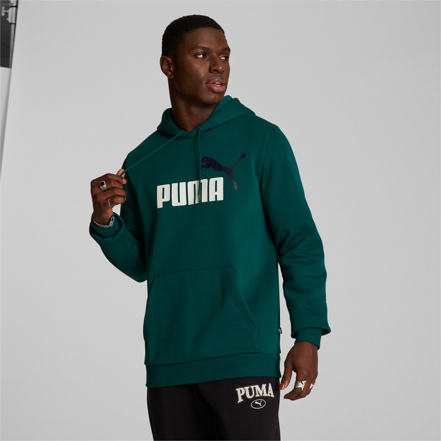 Green puma hoodie clearance mens