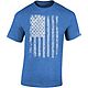 Academy Sports + Outdoors Men's Textured Flag T-shirt                                                                            - view number 1 selected
