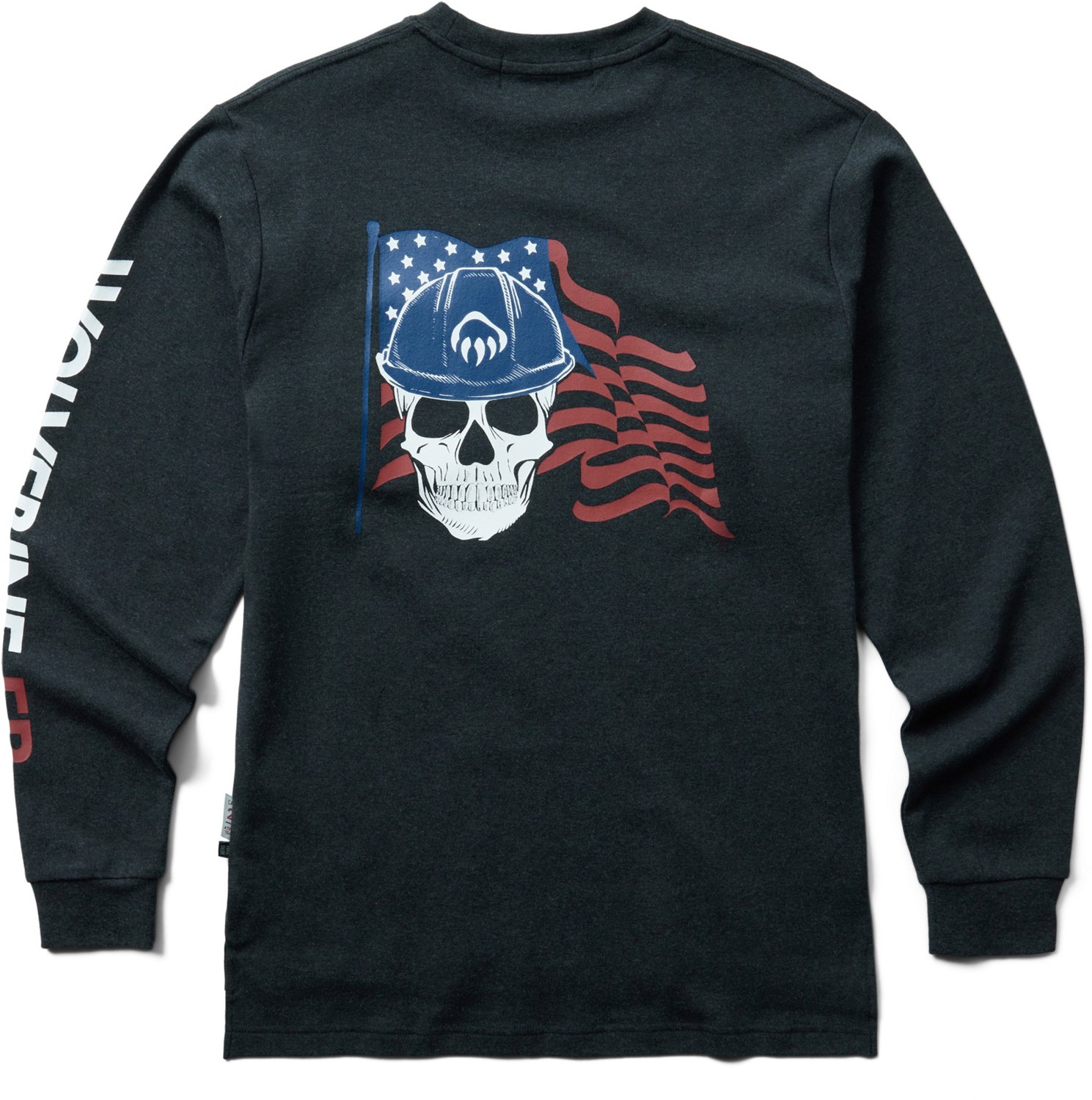 ウルヴァリン Wolverine Fire Resistant Long Sleeve Tee Shirt レディース シャツ トップス Navy Wolverine Men's FireZerO Flame Resistant Long Sleeve T-shirt