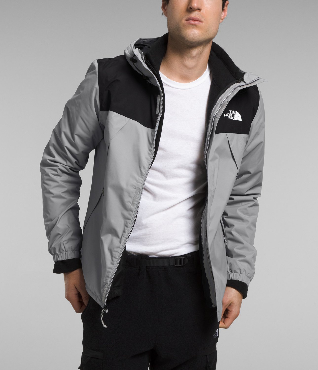 Triclimate jacket outlet