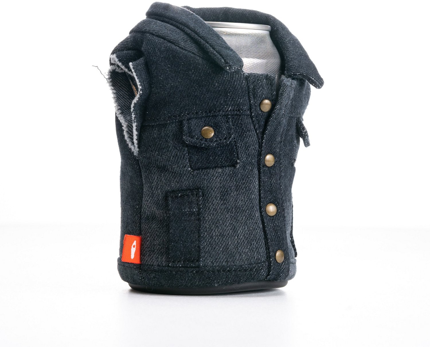 Puffin Drinkware Denim Vest Can Coolie