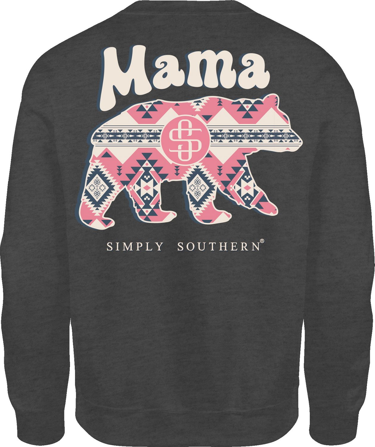 Simply Southern Women's Mama Bear Fleece Crew Sweatshirt