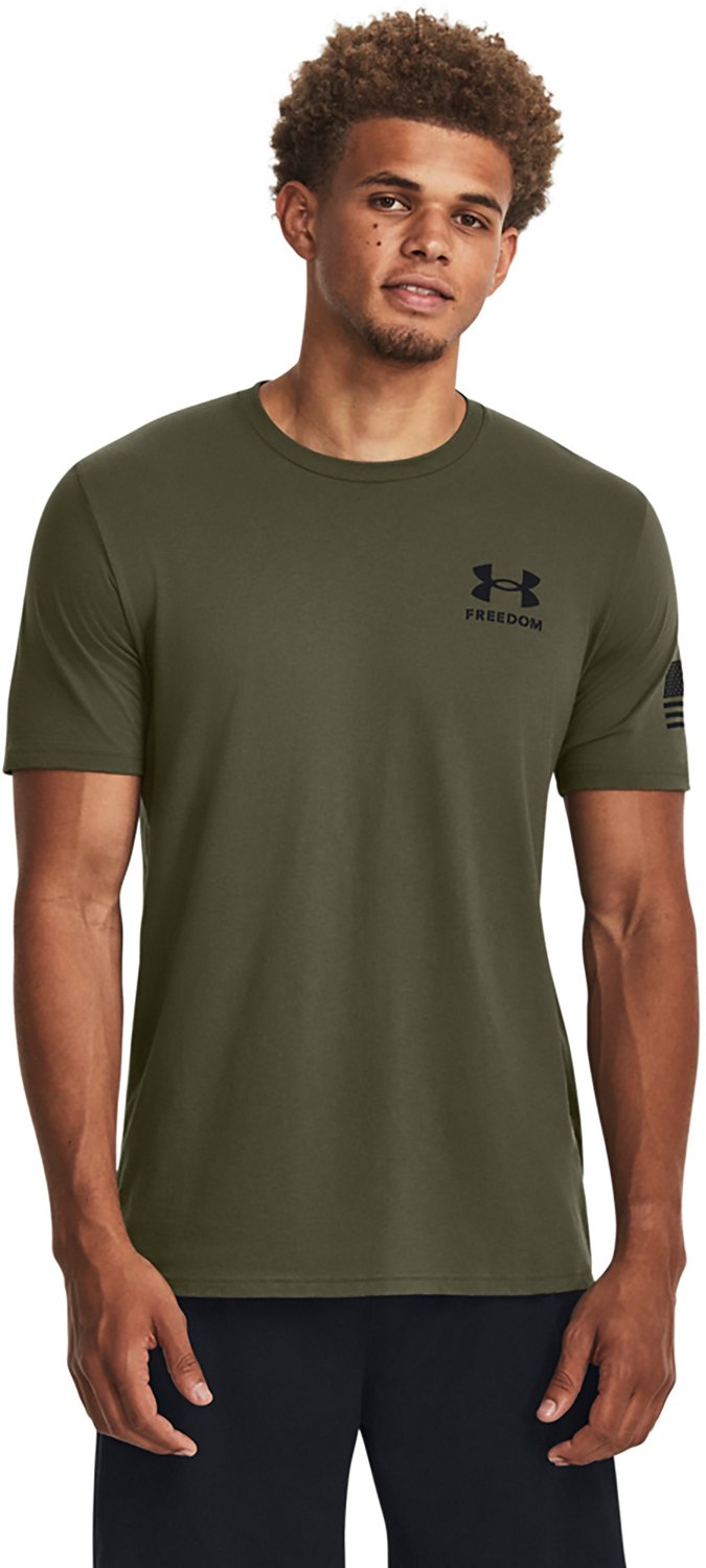 Under Armour UA Freedom By Sea T-Shirt (Color: Navy Blue - Gold
