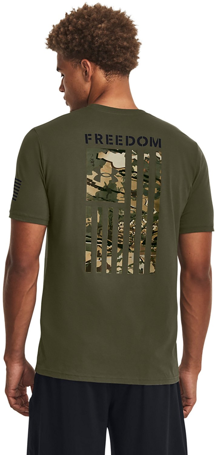 Under Armour Men's New Freedom Flag Camo Short Sleeve T-shirt - view number 2