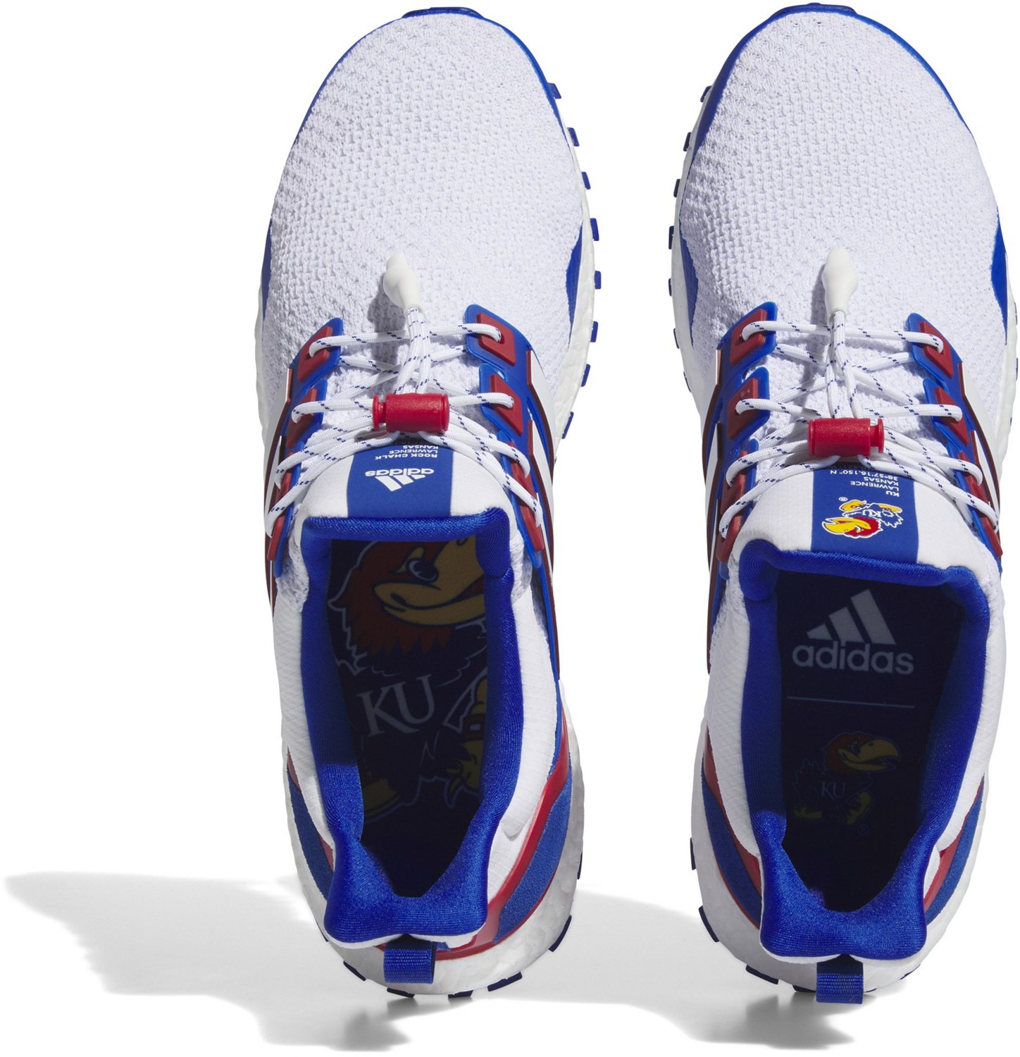 adidas Men's University of Kansas Ultraboost 1.0 DNA Running Shoes - view number 5