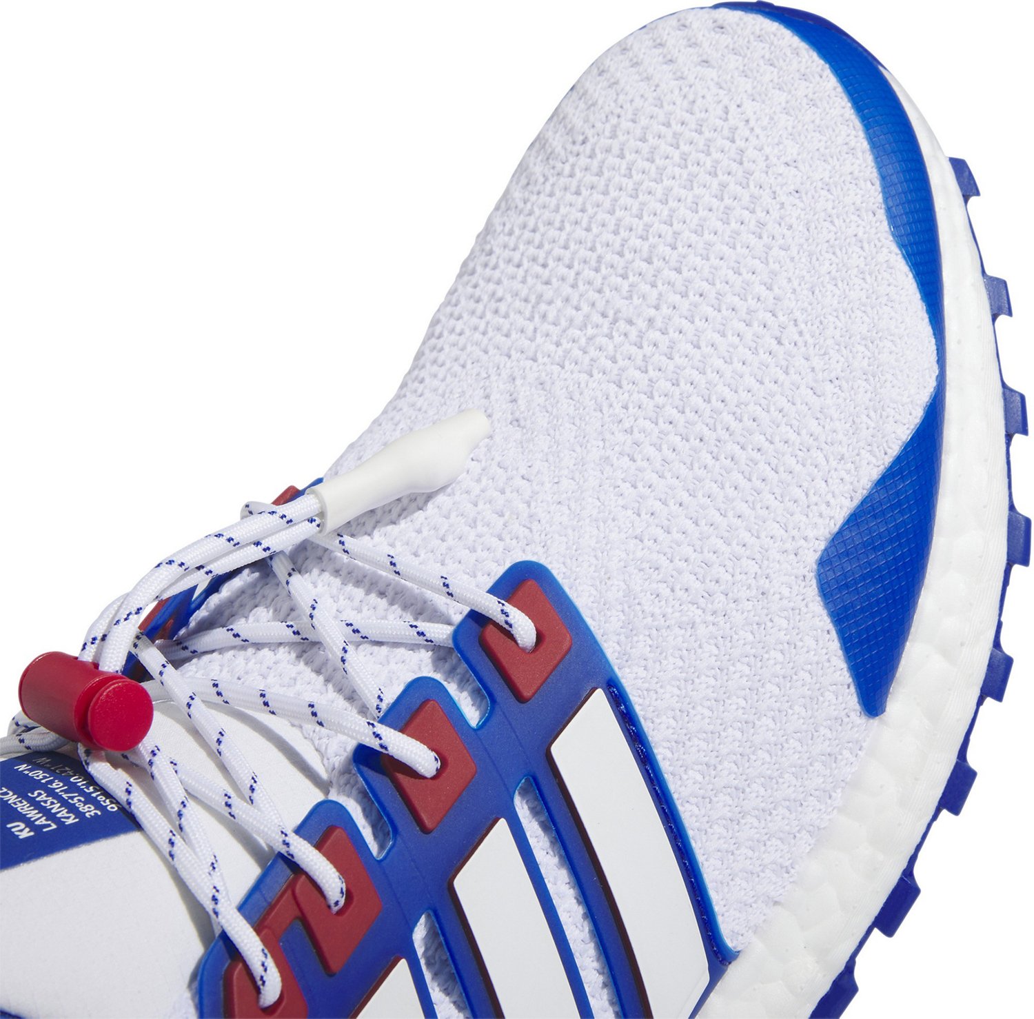 adidas Men's University of Kansas Ultraboost 1.0 DNA Running Shoes - view number 7