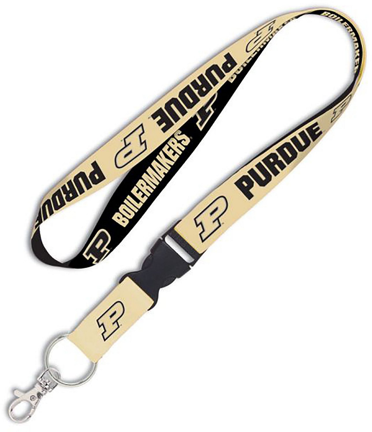 WinCraft Purdue University 1 in Reversible Buckle Lanyard