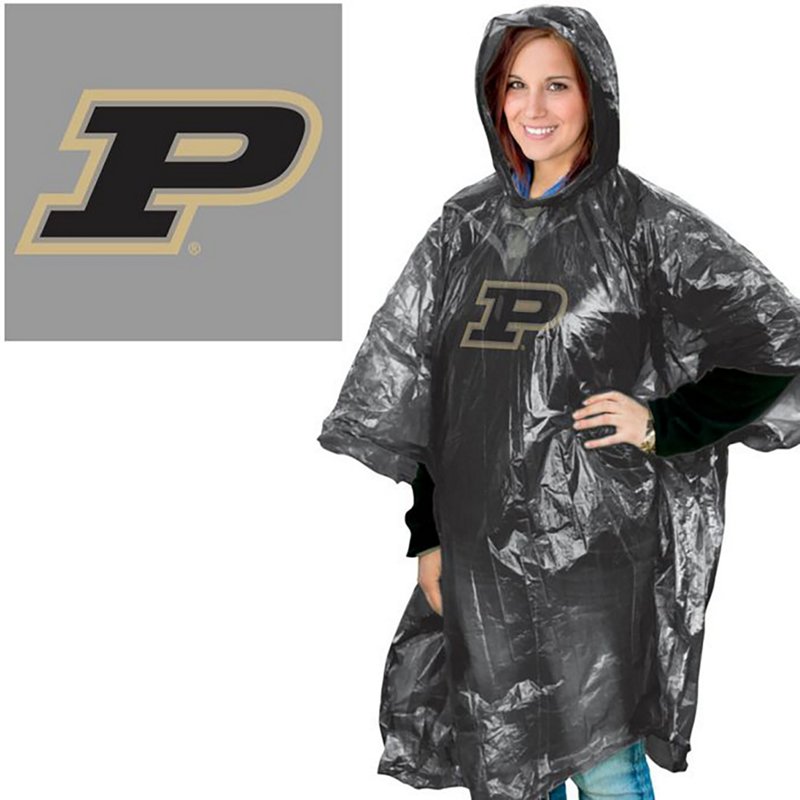 WinCraft Purdue University Rain Poncho - NCAA Novelty at Academy Sports