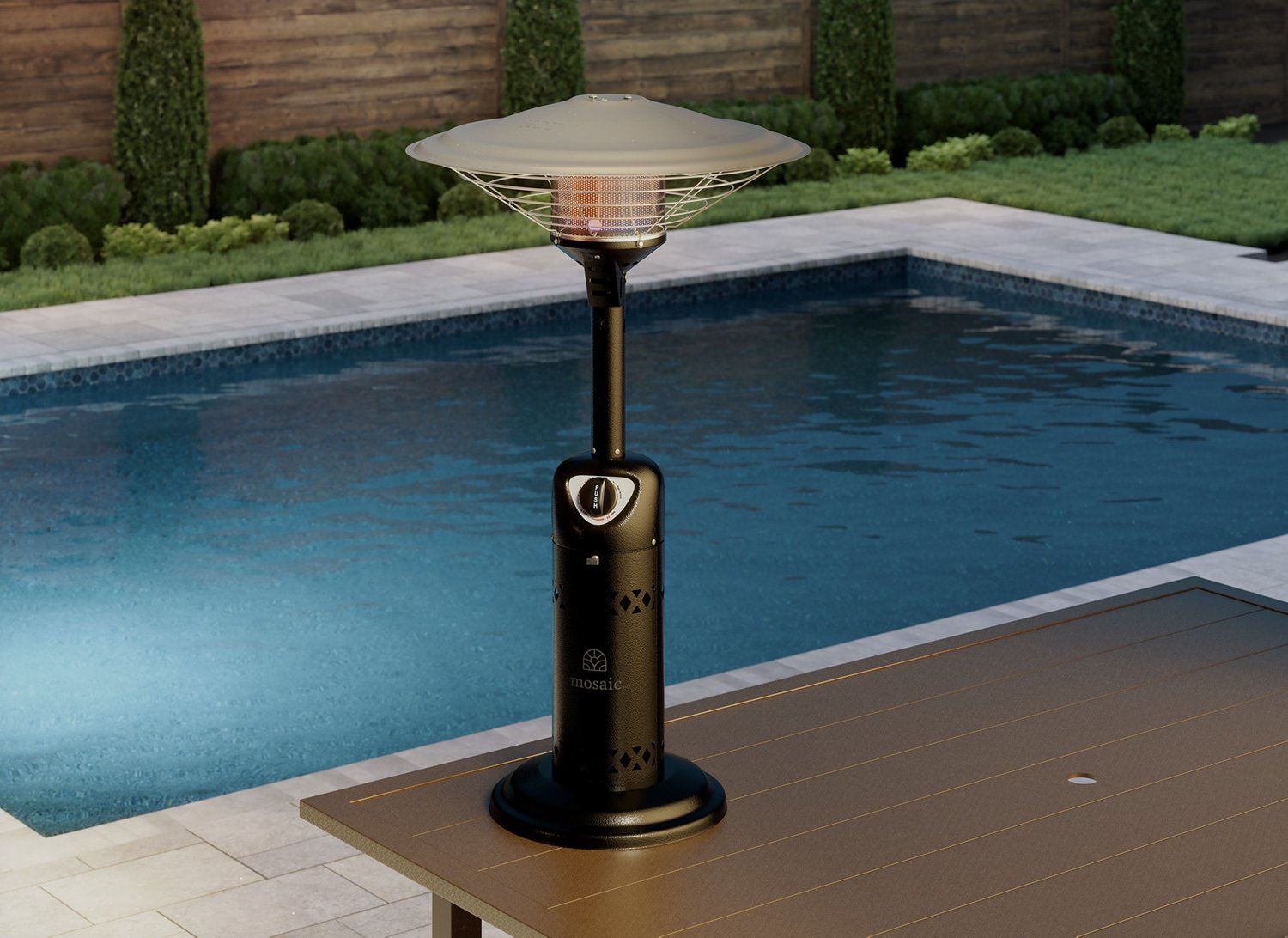 Mosaic deals Table Top Patio Heater 10,000 BTU