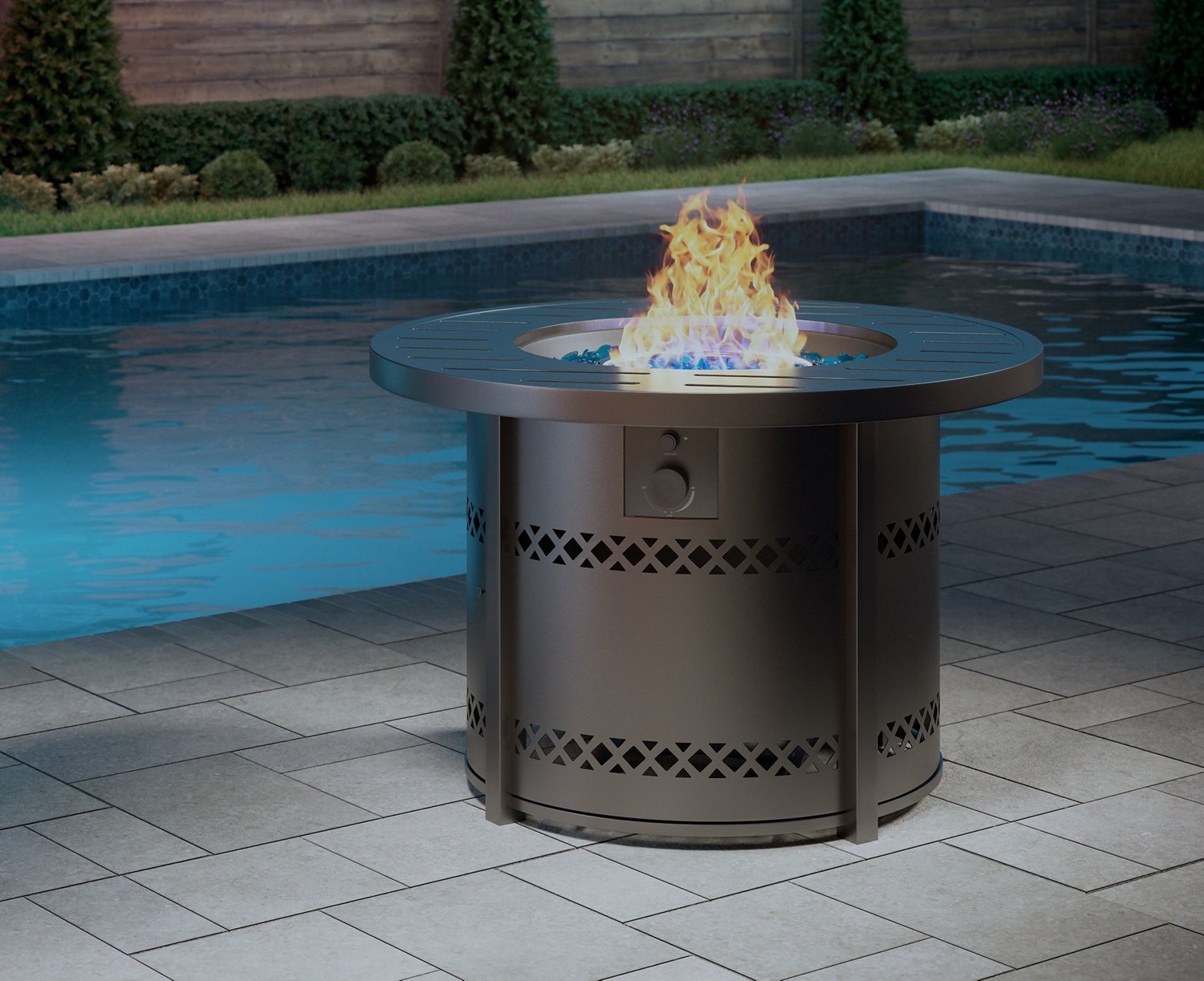 Mosaic Kingsland II 36 in Gas Fire Pit                                                                                           - view number 6