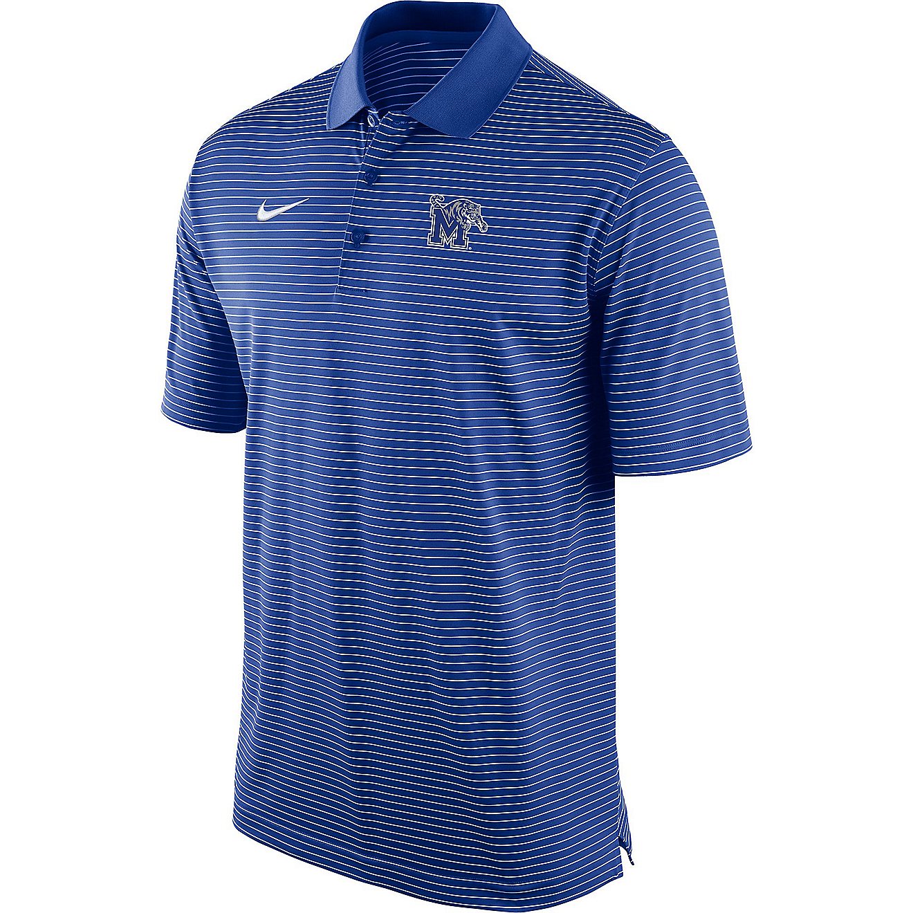 Nike Men's University of Memphis Stadium Stripe Polo Shirt | Academy