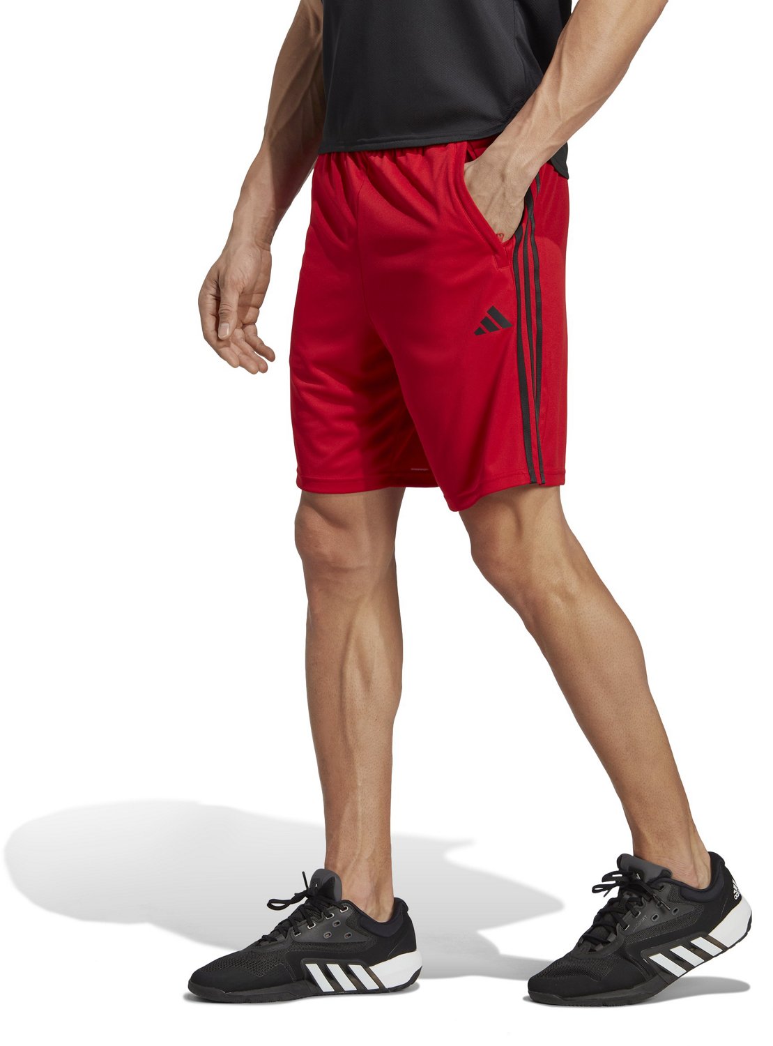 ハーフ・ショートパンツ Adidas Train Essentials Pique 3-Stripes Training Shorts adidas mens Training Essentials Pique 3-stripes Training