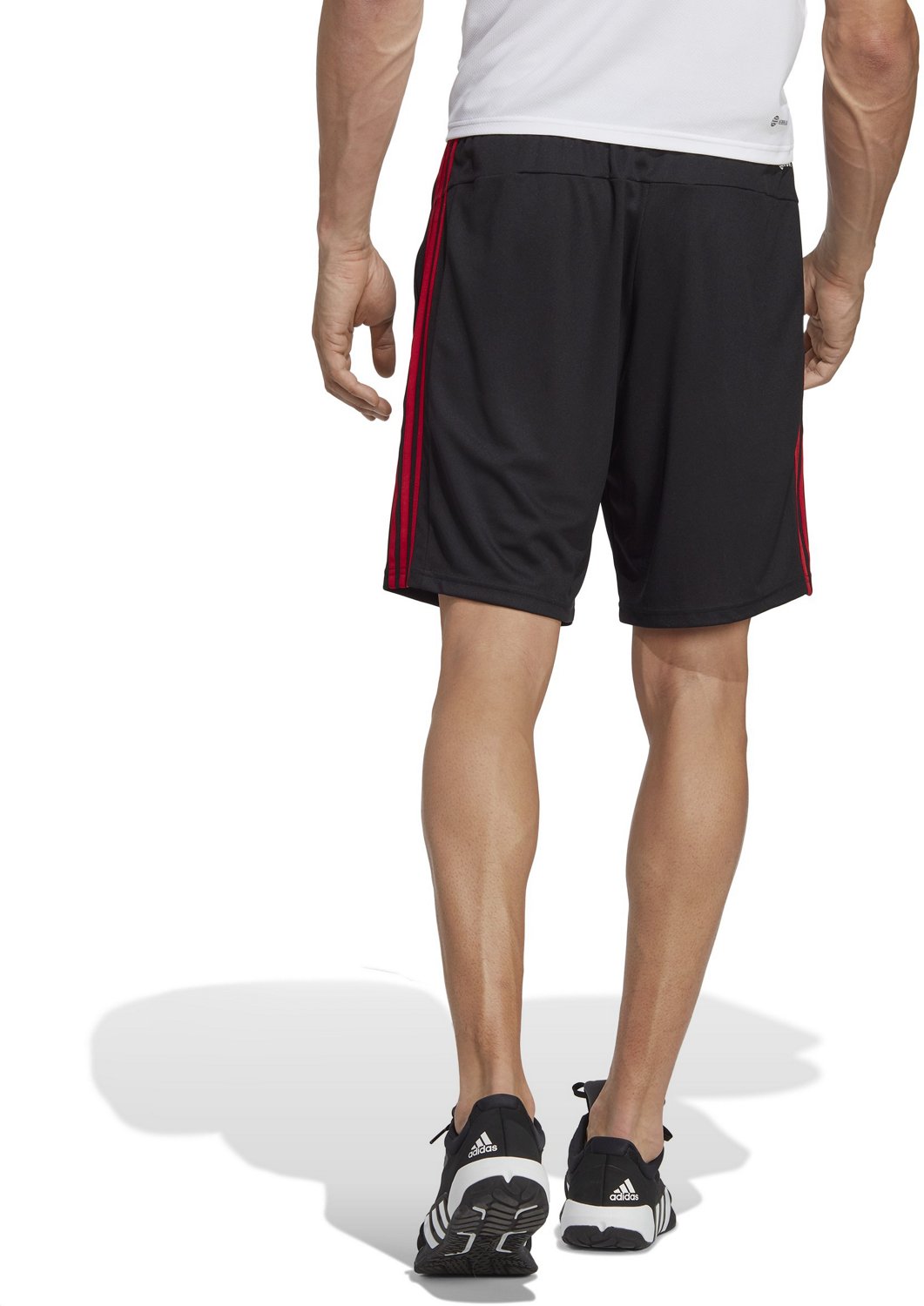 adidas Men's Train Essentials Piqué 3-Stripes Training Shorts 9 in - view number 2