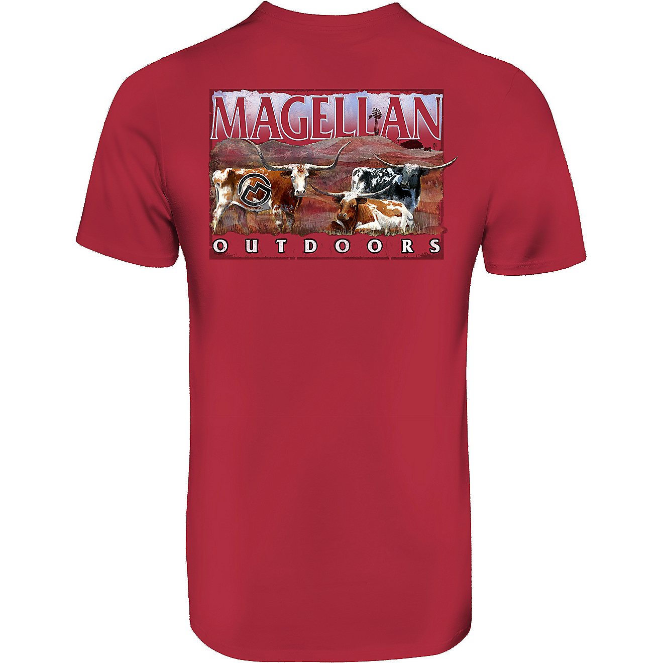 Magellan Outdoors Men’s Ranch Horns Graphic T-shirt                                                                            - view number 1